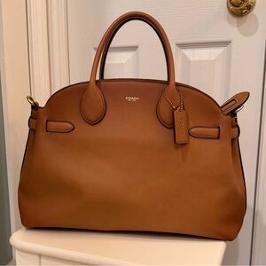 Coach Soft Empire 40 in Honey Brown